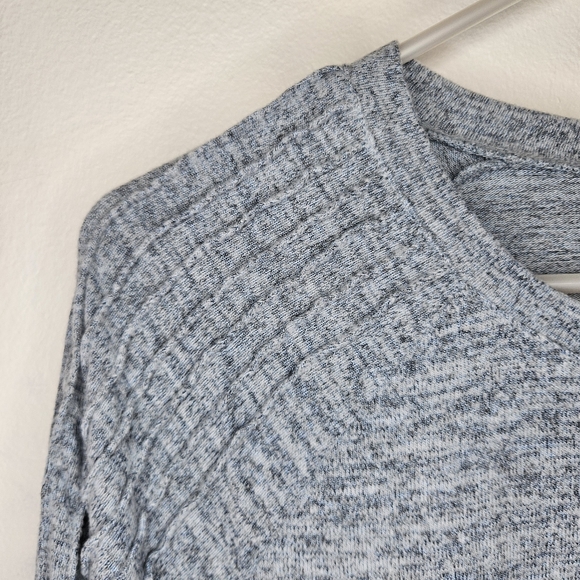 Shein Gray Crew Neck Long Sleeve Lightweight Sweater Sz L - Picture 9 of 10